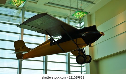 MADISON, WI -7 APR 2017- View Of The Dane County Regional Airport (MSN) Serving Madison, The Capital Of Wisconsin. MSN Serves American Airlines, Delta Air Lines, Frontier Airlines And United Airlines.