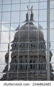 Madison Wisconsin Capitol Building Reflections