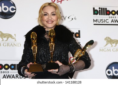 Madonna At The 2013 Billboard Music Awards Press Room, MGM Grand, Las Vegas, NV 05-19-13