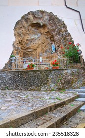 Madonna Di Lourdes Grotto. Moliterno. Basilicata. Italy.