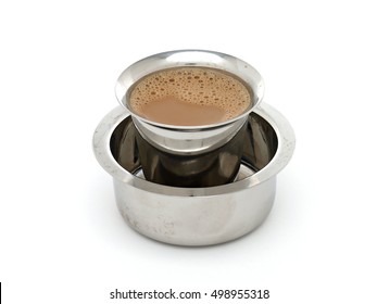 Madras Coffee In Traditional Indian Tumbler And Devorah Madras Coffee In Traditional Indian Tumbler And Devorah