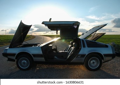 
Madrid. 12/01/2011. The DeLorean DMC-12 Is A Car Manufactured By DeLorean Motor Company (DMC) Between 1981 And 1982.