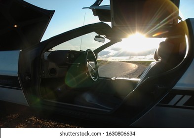 
Madrid. 12/01/2011. The DeLorean DMC-12 Is A Car Manufactured By DeLorean Motor Company (DMC) Between 1981 And 1982.