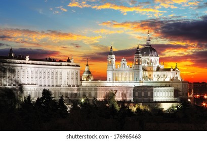 Madrid,  Almudena Cathedral,  Spain