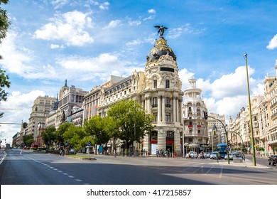 Madrid In A Beautiful Summer Day, Spain