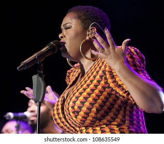 MADRID - JULY 20: Jill Scott Concert During The 