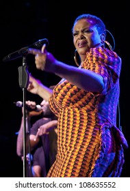 MADRID - JULY 20: Jill Scott Concert During The 