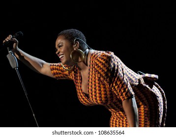 MADRID - JULY 20: Jill Scott Concert During The 