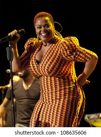 MADRID - JULY 20: Jill Scott Concert During The 