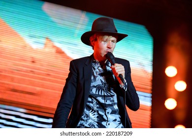 MADRID - SEP 13: Beck (legendary Musician, Singer And Songwriter) Performance At Dcode Festival On September 13, 2014 In Madrid, Spain.