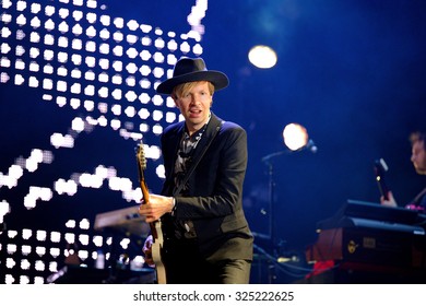 MADRID - SEP 13: Beck (musician, Singer And Songwriter) Performance At Dcode Festival On September 13, 2014 In Madrid, Spain.