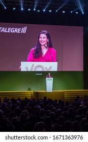 Madrid, Spain; 03/08/2020: Rocio Monasterio At The Third Congress Of The Vox Political Party, Known As Vistalegre III