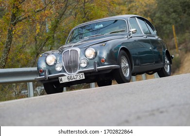 Madrid, Spain. 03/12/2014The Daimler 2.5 V8/V8-250 Is A Four-door Saloon Which Was Produced By The Daimler Company Limited In The United Kingdom From 1962 To 1969.