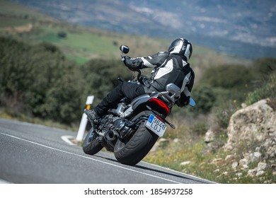 Madrid, Spain. 12/03/2020. The Triumph Rocket III Is A Three-cylinder Motorcycle Made By Triumph Motorcycles Ltd. At 2,294 Cc