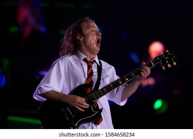 Madrid, Spain, 31 May 2015, Stadium Vicente Calderon, Live Concert Of ACDC