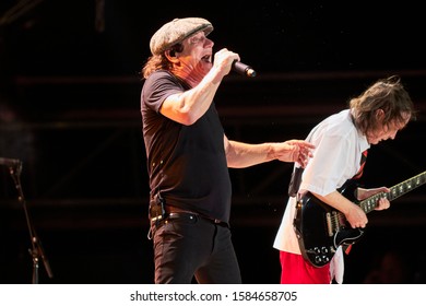 Madrid, Spain, 31 May 2015, Stadium Vicente Calderon, Live Concert Of ACDC