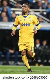 Madrid, Spain. April 11, 2018. UEFA Champions League. Real Madrid - Juventus 1-3. Douglas Costa, Juventus.