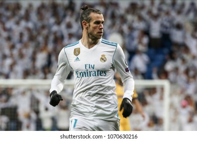 Madrid, Spain. April 11, 2018. UEFA Champions League. Real Madrid - Juventus 1-3. Gareth Bale, Real Madrid.