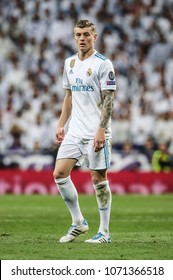 Madrid, Spain. April 11, 2018. UEFA Champions League. Real Madrid - Juventus 1-3. Toni Kroos, Real Madrid.