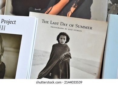 MADRID, SPAIN - April 8 th 2022: some books by photographer Jock Sturges