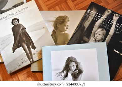 MADRID, SPAIN - April 8 th 2022: some books by photographer Jock Sturges