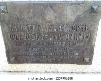 MADRID, SPAIN - AUGUST, 30TH, 2017: Perspective Of The Equestrian Statue Of General San Martín In The Parque Del Oeste (West Park) Of Madrid, Spain