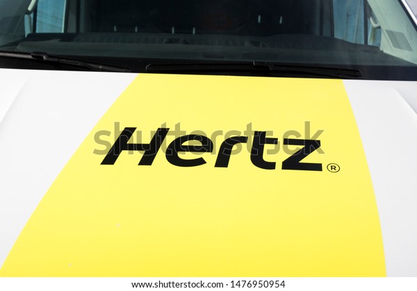 Madrid Spain June 23 2019 Hertz Royalty Free Stock Image