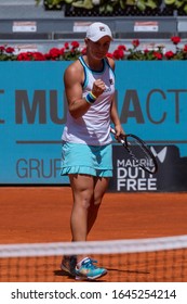 Madrid, Spain; May /09/2019. Ashleigh Barty, Australian Tennis Player, Participating In The Madrid Tennis Open