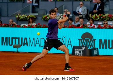 Madrid, Spain; May / 11 / 2019. Dominic Thiem, Austrian Tennis Player, Participating In The Madrid Tennis Open
