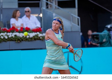 Madrid Spain; May / 11/2019. Kiki Bertens Dutch Tennis Player, Participating In The Madrid Tennis Open.
