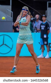 Madrid Spain; May / 11/2019. Kiki Bertens Dutch Tennis Player, Participating In The Madrid Tennis Open.
