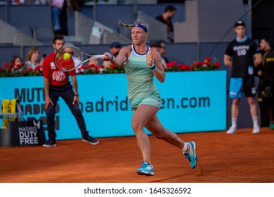 Madrid Spain; May / 11/2019. Kiki Bertens Dutch Tennis Player, Participating In The Madrid Tennis Open.
