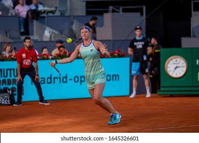 Madrid Spain; May / 11/2019. Kiki Bertens Dutch Tennis Player, Participating In The Madrid Tennis Open.
