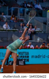 Madrid Spain; May / 11/2019. Kiki Bertens Dutch Tennis Player, Participating In The Madrid Tennis Open.
