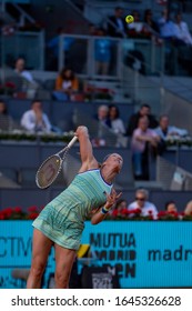 Madrid Spain; May / 11/2019. Kiki Bertens Dutch Tennis Player, Participating In The Madrid Tennis Open.
