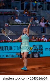 Madrid Spain; May / 11/2019. Kiki Bertens Dutch Tennis Player, Participating In The Madrid Tennis Open.
