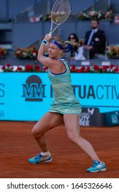 Madrid Spain; May / 11/2019. Kiki Bertens Dutch Tennis Player, Participating In The Madrid Tennis Open.
