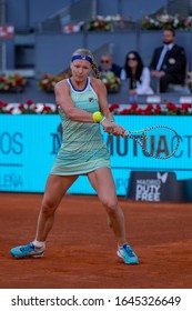 Madrid Spain; May / 11/2019. Kiki Bertens Dutch Tennis Player, Participating In The Madrid Tennis Open.
