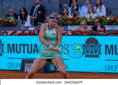 Madrid Spain; May / 11/2019. Kiki Bertens Dutch Tennis Player, Participating In The Madrid Tennis Open.
