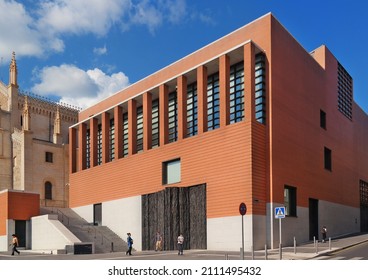 Madrid, Spain, May. 2018: Extension Of The Museo Del Prado By Architect Rafael Moneo.