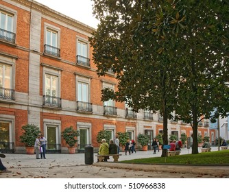 MADRID, SPAIN - NOVEMBER 03, 2016: Thyssen Bornemisza Museum Of Madrid, Spain