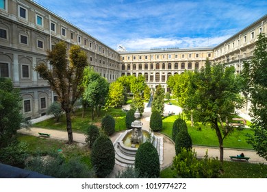 Madrid, Spain - October 2, 2017: Museo Nacional Centro De Arte Reina Sofía Also Called El Reina Sofía (Queen Sofía Museum).