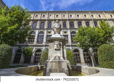 Madrid, Spain - October 2, 2017: Museo Nacional Centro De Arte Reina Sofía Also Called El Reina Sofía (Queen Sofía Museum).