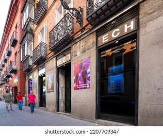 Madrid, Spain, September 2022. External View Of The Velasquez Tech Museum In The City Center