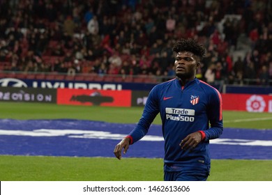 Madrid/Spain; 11/10/2018: Thomas Partey During The Warm Up.