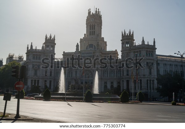 Madridspain August 25 2017 Palacio De Stock Photo Edit Now