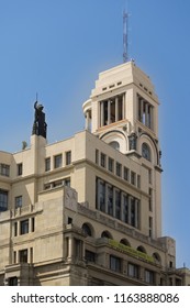 MADRID,SPAIN-08,12,2018:The Círculo De Bellas Artes Is A Private, Non-profit, Cultural Organization That Was Founded In 1880