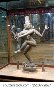 Madurai Tamil Nadu India November 27 2011 Bronze Statue Of Dancing Pose Nataraja Chola Dynasty