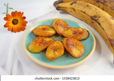 Plátanos Maduros or fried sweet ripe plantain banana