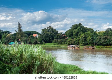  Mae Ping River In Chiangmai Thailand